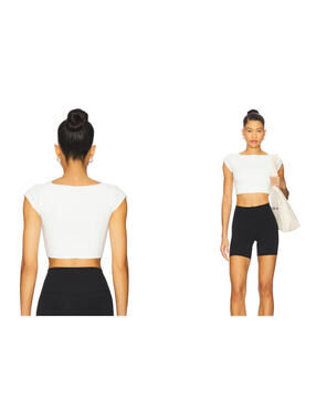 Fp Movement Epic Tee Cropped white size XS NWT